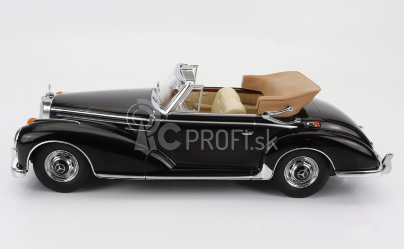 Kk-scale Mercedes Benz 300s Sc Cabriolet (w188) Soft-top Open 1967 1:18 Black