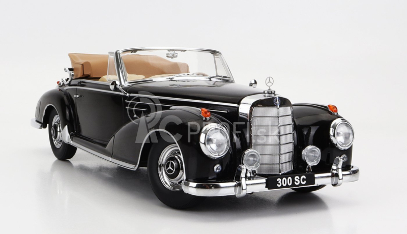 Kk-scale Mercedes Benz 300s Sc Cabriolet (w188) Soft-top Open 1967 1:18 Black