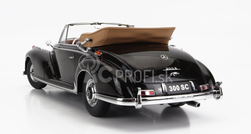 Kk-scale Mercedes Benz 300s Sc Cabriolet (w188) Soft-top Open 1967 1:18 Black