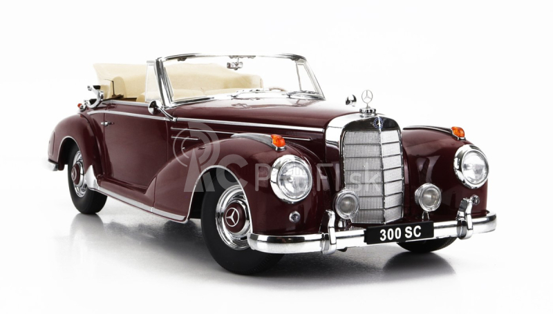 Kk-scale Mercedes benz 300s Sc Cabriolet (w188) Soft-top Open 1967 1:18 Red