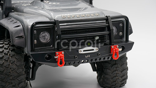 Kovový predný nárazník s LED osvetlením pre TRX-4, SCX10 II, HPI Venture