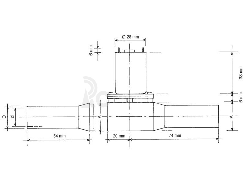 Krížový pohon Raboesch kompletný 14/16 x 154 mm