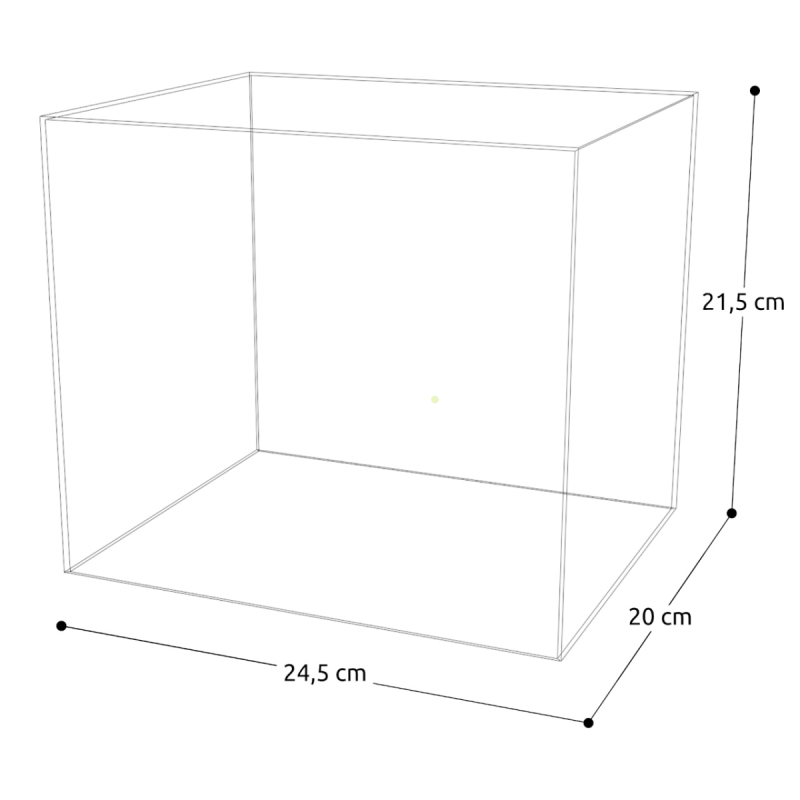 Kryt z plexiskla RoboTime pre miniatúrne modely domov