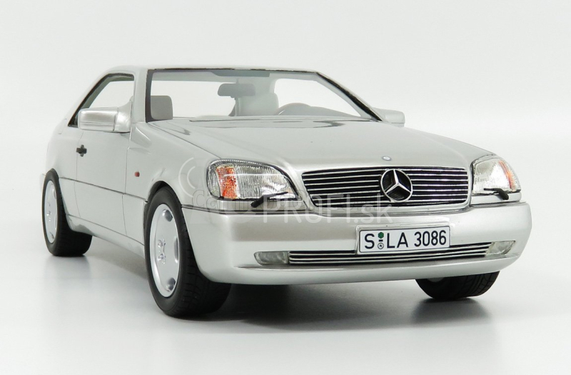 Kultové modely Mercedes benz S-class 600sec Coupe (c140) 1992 1:18 Strieborný