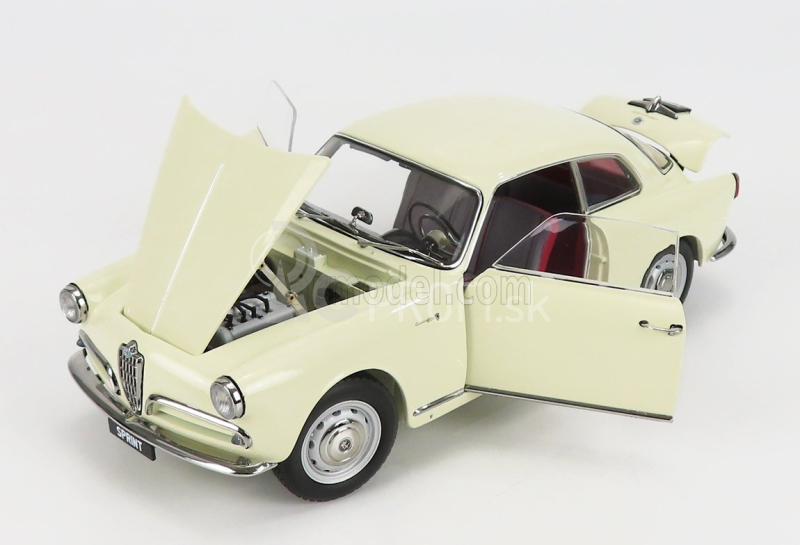 Kyosho Alfa romeo Giulietta Sprint Coupe 1954 1:18 Biela