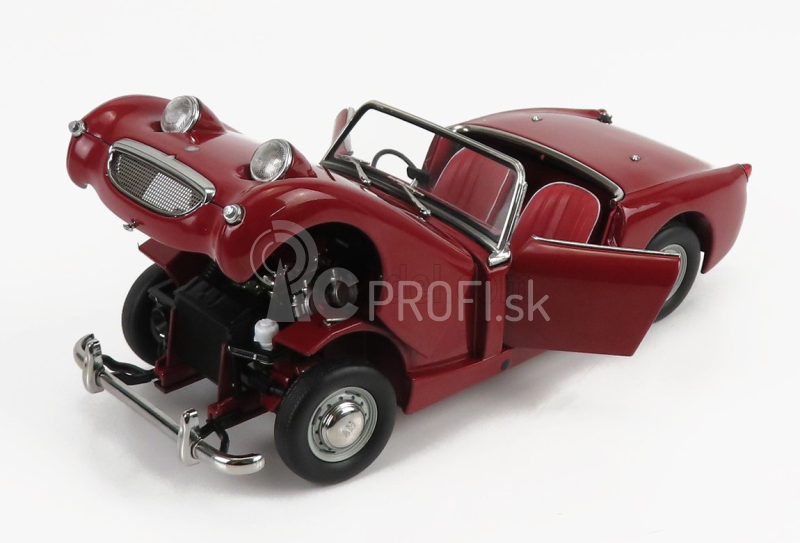 Kyosho Austin Healey Sprite Open - Spider 1958 1:18 Červená