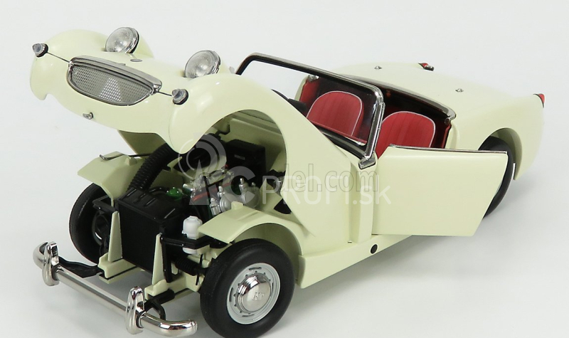 Kyosho Austin Healey Sprite Open - Spider 1958 1:18 Old English White