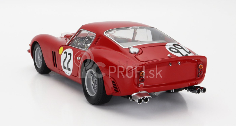 Kyosho Ferrari 250 Gto 3.0l V12 Team Equipe Nationale Belge N 22 3. 24h Le Mans 1962 L.dernier - ''beurlys'' J.blaton 1:18 Red