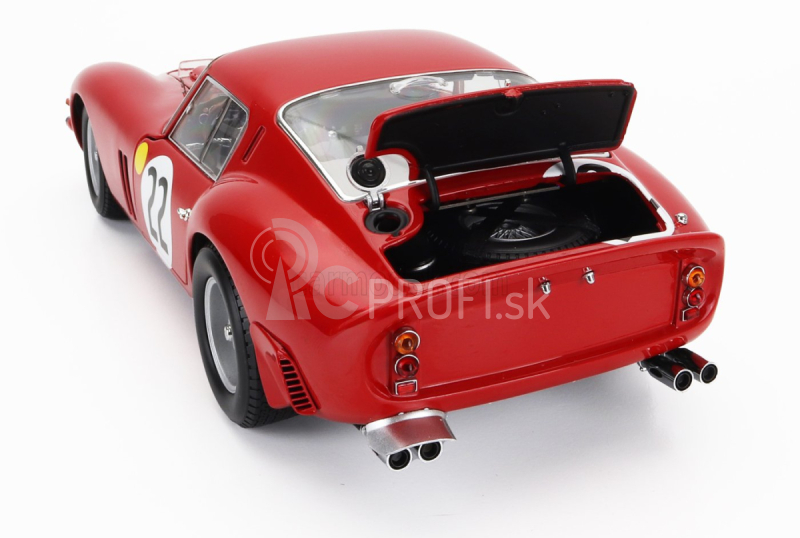 Kyosho Ferrari 250 Gto 3.0l V12 Team Equipe Nationale Belge N 22 3. 24h Le Mans 1962 L.dernier - ''beurlys'' J.blaton 1:18 Red