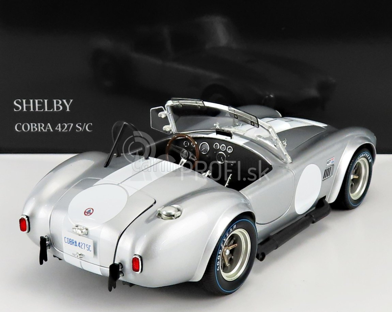 Kyosho Ford usa Shelby Cobra 427 S/c Spider 1962 1:18 Strieborná