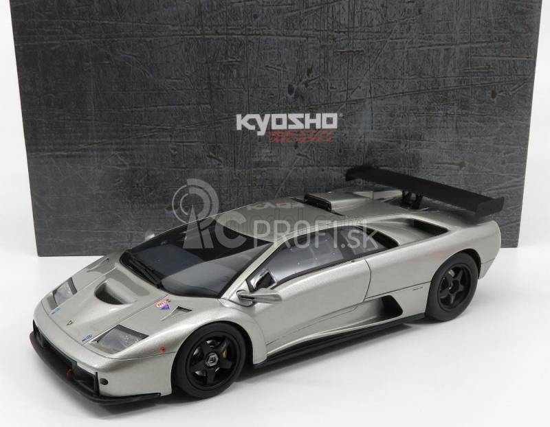 Kyosho Lamborghini Diablo Gtr 1999 1:18 strieborná