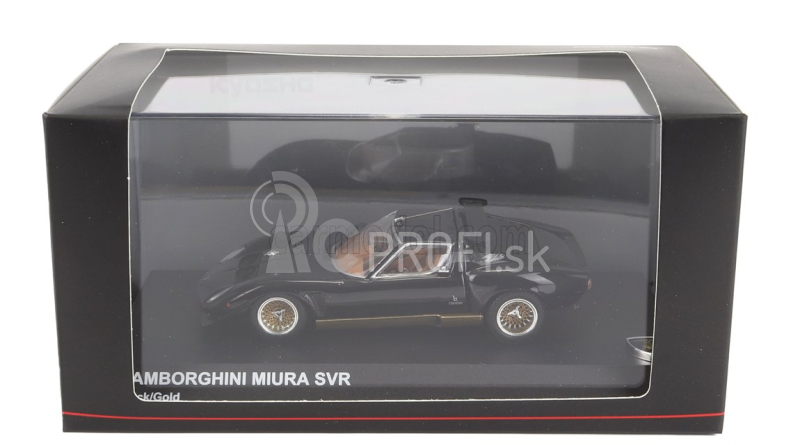 Kyosho Lamborghini Miura Svr 1970 1:43 čierna