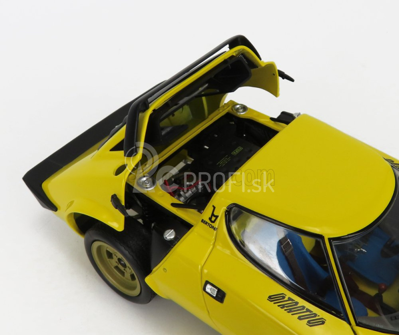 Kyosho Lancia Stratos Hf 1975 1:18 žltá