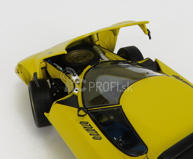 Kyosho Lancia Stratos Hf 1975 1:18 žltá