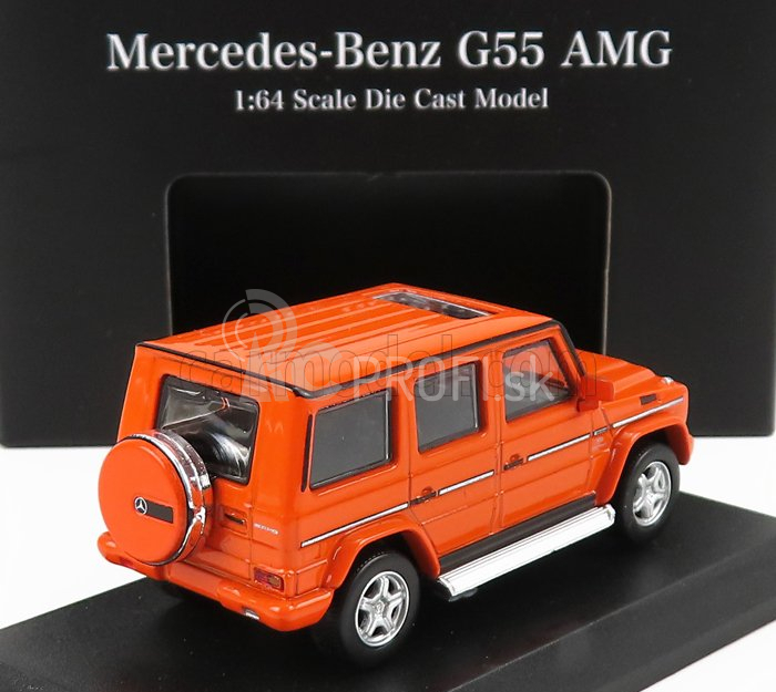 Kyosho Mercedes benz triedy G G55 Amg 2012 1:64 oranžová