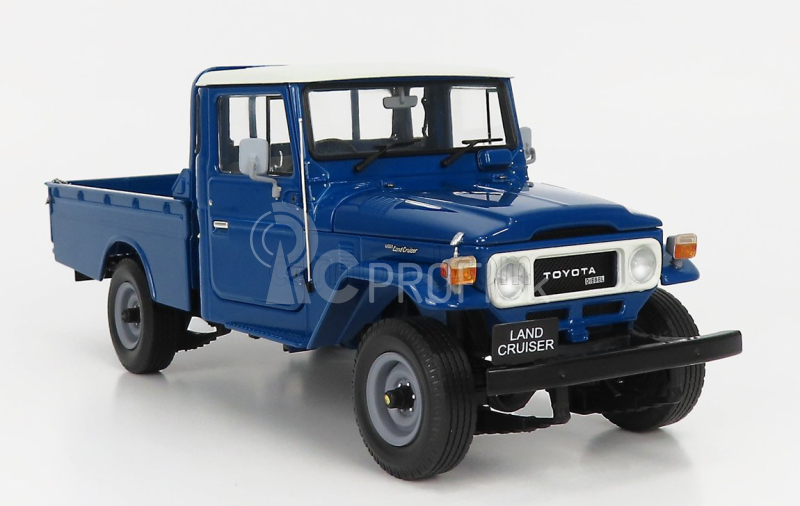 Kyosho Toyota Land Cruiser 40 4x4 Pick-up 1980 1:18 Modrá biela