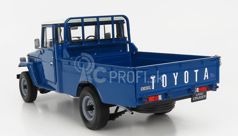 Kyosho Toyota Land Cruiser 40 4x4 Pick-up 1980 1:18 Modrá biela