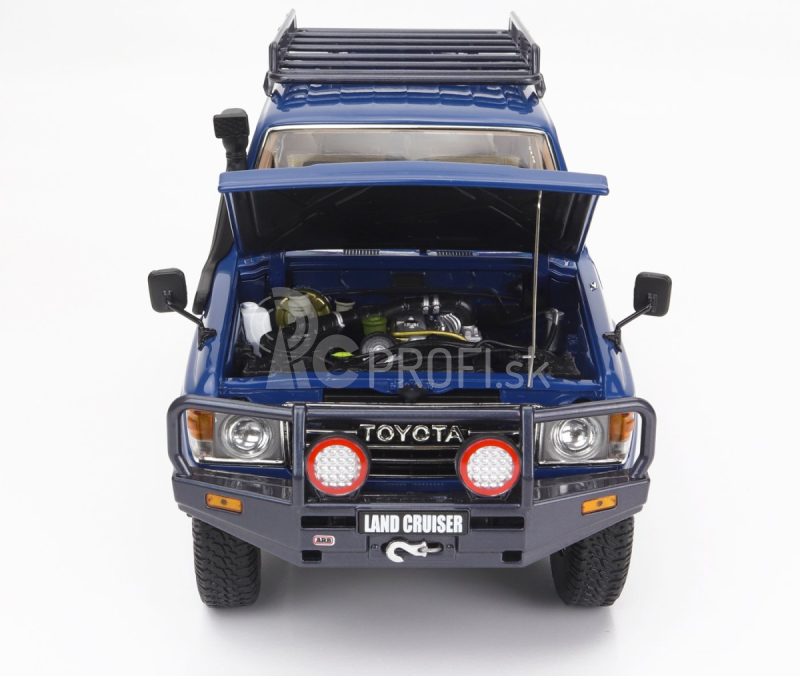 Kyosho Toyota Land Cruiser J60 1980 1:18 Modrá