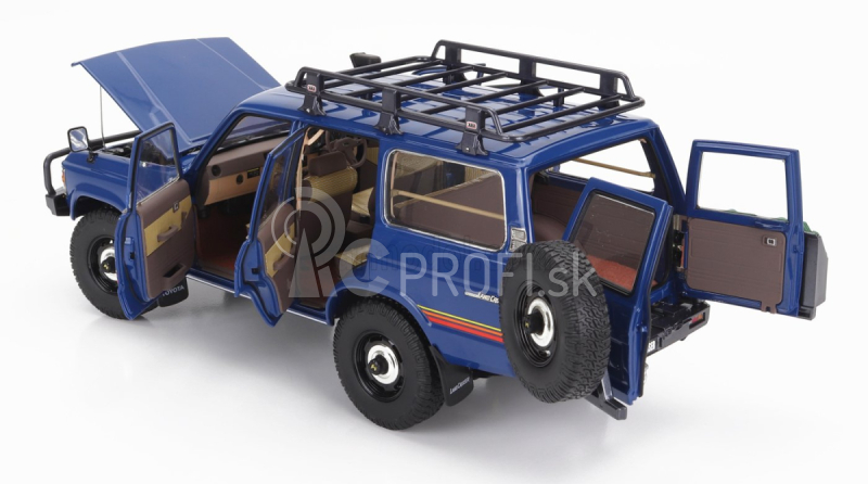 Kyosho Toyota Land Cruiser J60 1980 1:18 Modrá