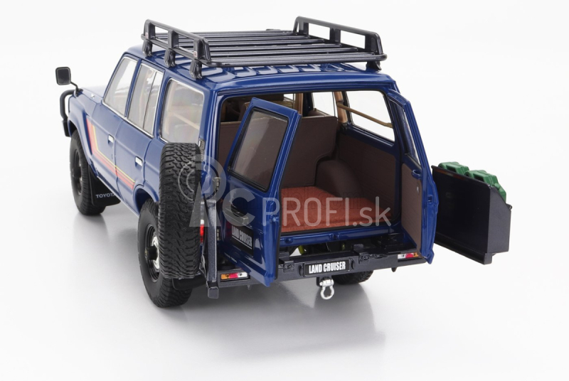 Kyosho Toyota Land Cruiser J60 1980 1:18 Modrá