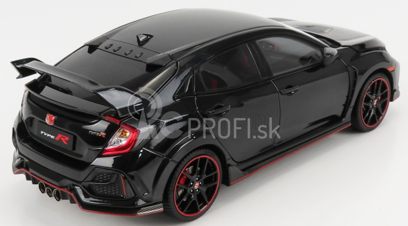 LCD model Honda Civic Type-r (fk8) 2020 1:18 Black