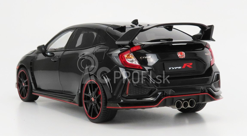 LCD model Honda Civic Type-r (fk8) 2020 1:18 Black