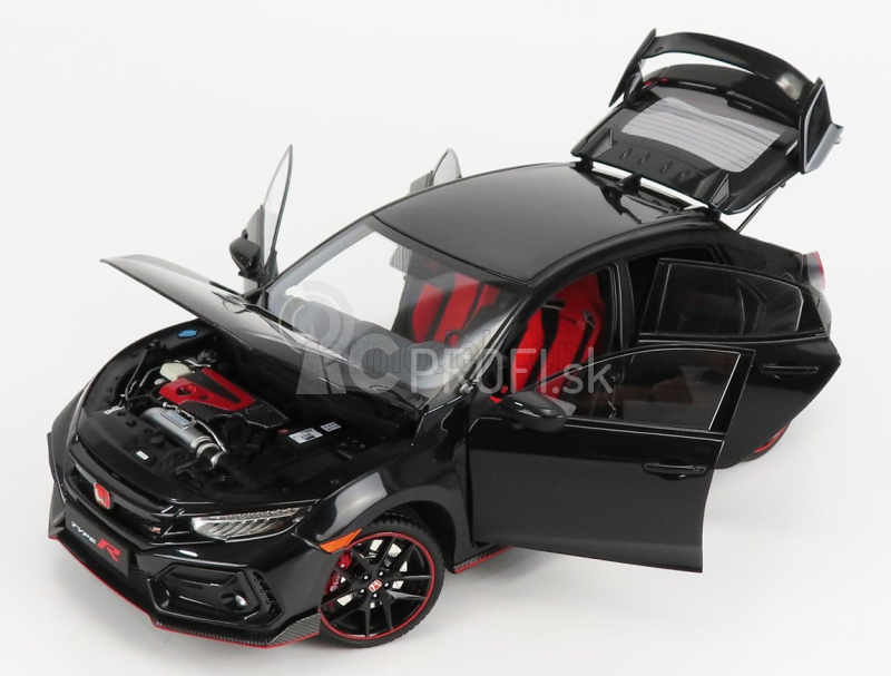 LCD model Honda Civic Type-r (fk8) 2020 1:18 Black