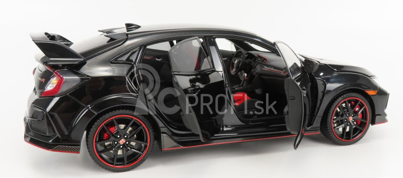 LCD model Honda Civic Type-r (fk8) 2020 1:18 Black