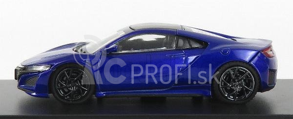 LCD model Honda Nsx 2017 1:64 Modrá