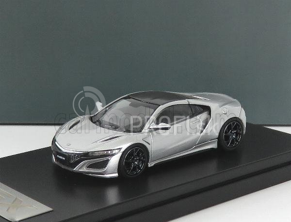 LCD model Honda Nsx 2017 1:64 strieborná