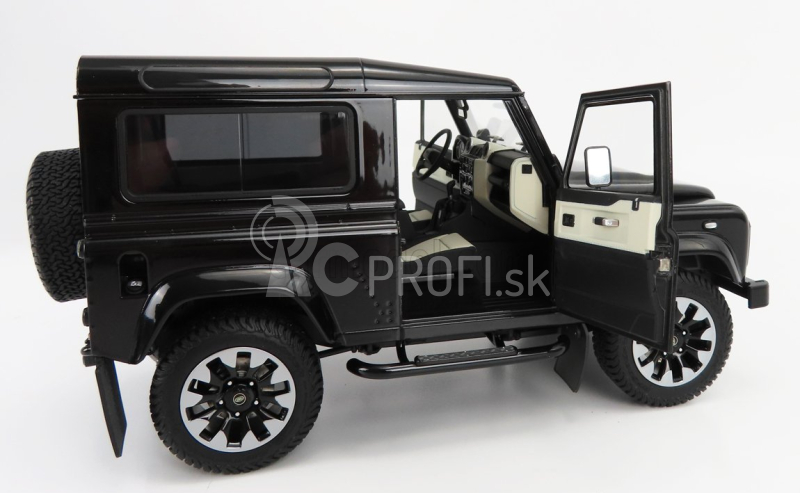 LCD model Land rover Defender 90 Works V8 70th Edition 2018 1:18 Black