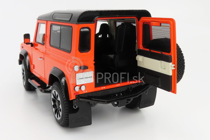 LCD model Land rover Defender 90 Works V8 70th Edition 2018 1:18 Orange