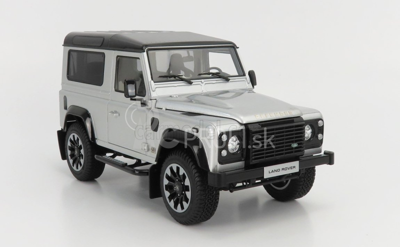 LCD model Land rover Defender 90 Works V8 70th Edition 2018 1:18 Silver