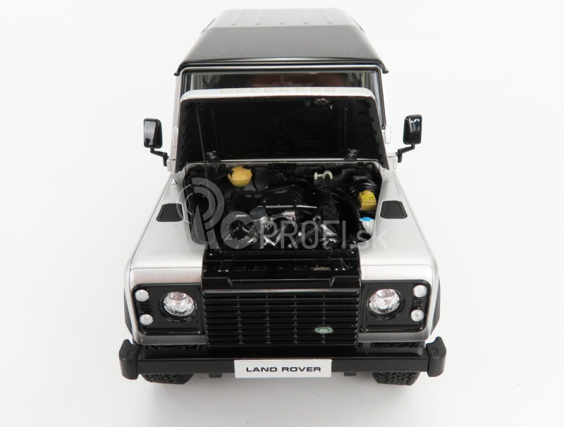 LCD model Land rover Defender 90 Works V8 70th Edition 2018 1:18 Silver