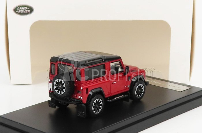 LCD model Land rover Defender 90 Works V8 70th Edition 2018 1:64 Červená