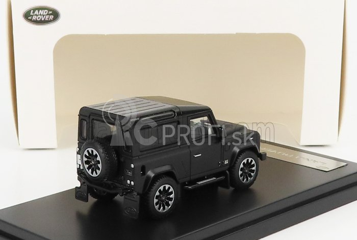 LCD model Land rover Defender 90 Works V8 70th Edition 2018 1:64 Matt Black