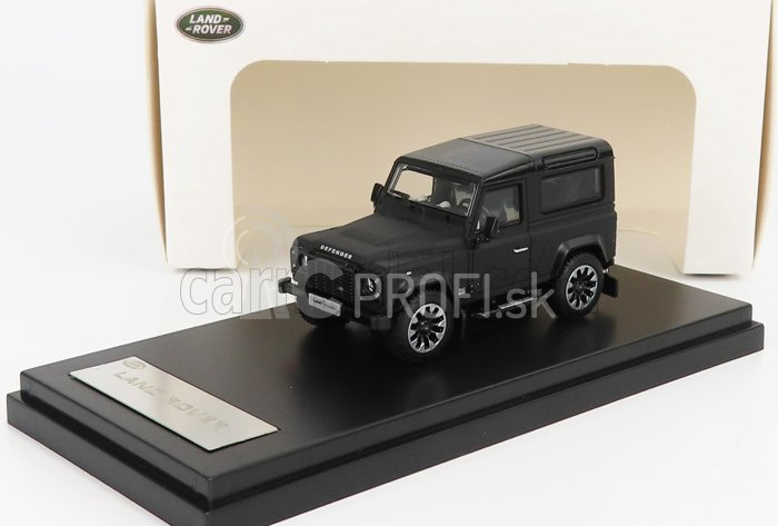 LCD model Land rover Defender 90 Works V8 70th Edition 2018 1:64 Matt Black