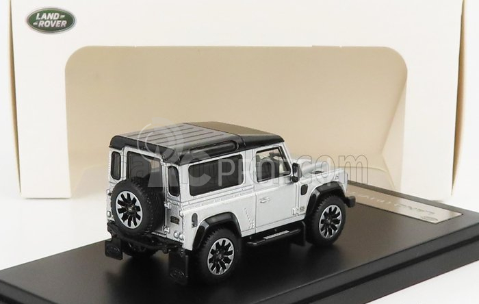 LCD model Land rover Defender 90 Works V8 70th Edition 2018 1:64 Silver