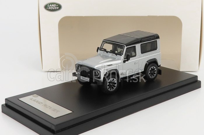 LCD model Land rover Defender 90 Works V8 70th Edition 2018 1:64 Silver