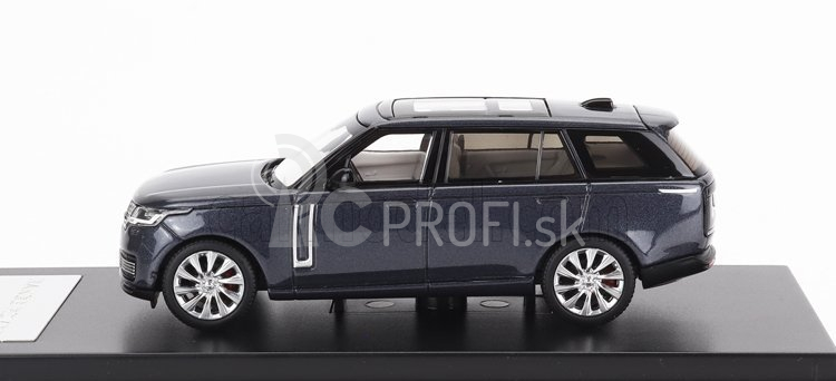 LCD model Land rover Range Rover 2022 1:64 Modrá