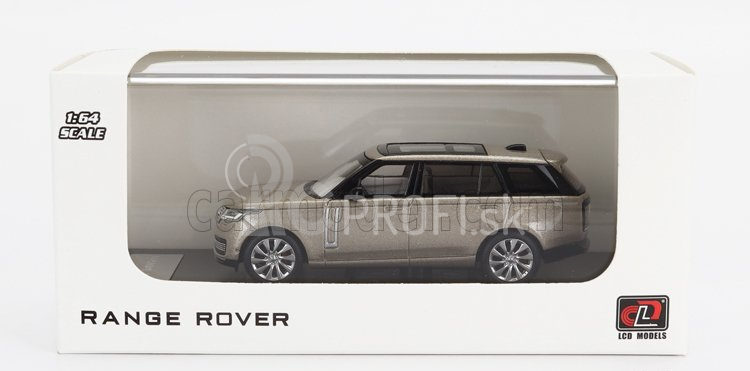 LCD model Land rover Range Rover 2022 1:64 Zlatý