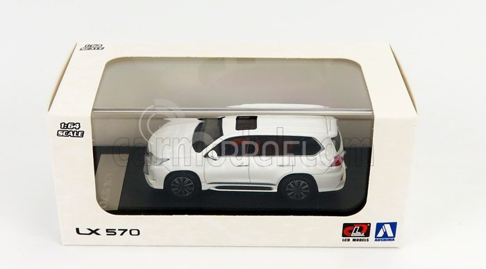 LCD model Lexus Lx570 2018 1:64 Biela