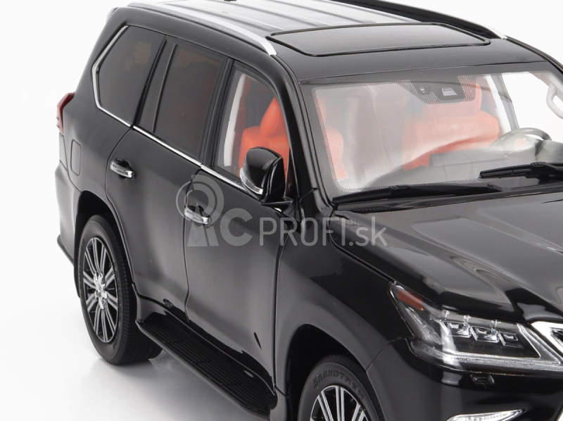 LCD model Lexus Lx570 2022 1:18 Black