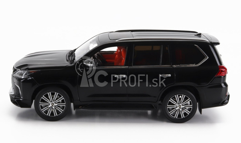 LCD model Lexus Lx570 2022 1:18 Black