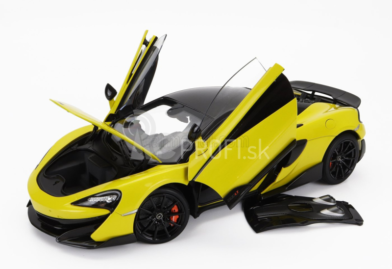 LCD model Mclaren 600lt 2018 1:18 Žltá