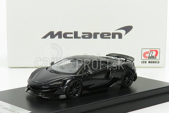 LCD model Mclaren 600lt 2018 1:64 Black