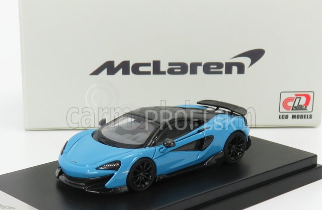 LCD model Mclaren 600lt 2018 1:64 Sky Blue Met