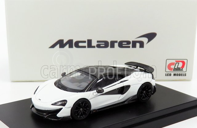 LCD model Mclaren 600lt 2018 1:64 White