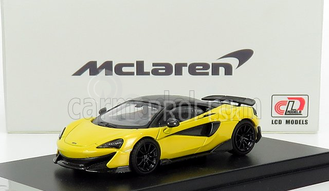 LCD model Mclaren 600lt 2018 1:64 Yellow