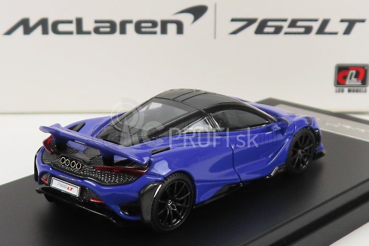 LCD model Mclaren 765lt 2020 1:64 Fialový